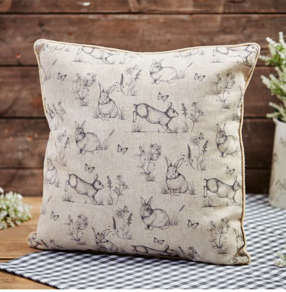 Spring Bunny Cushion