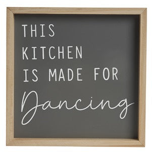 Kitchen sign