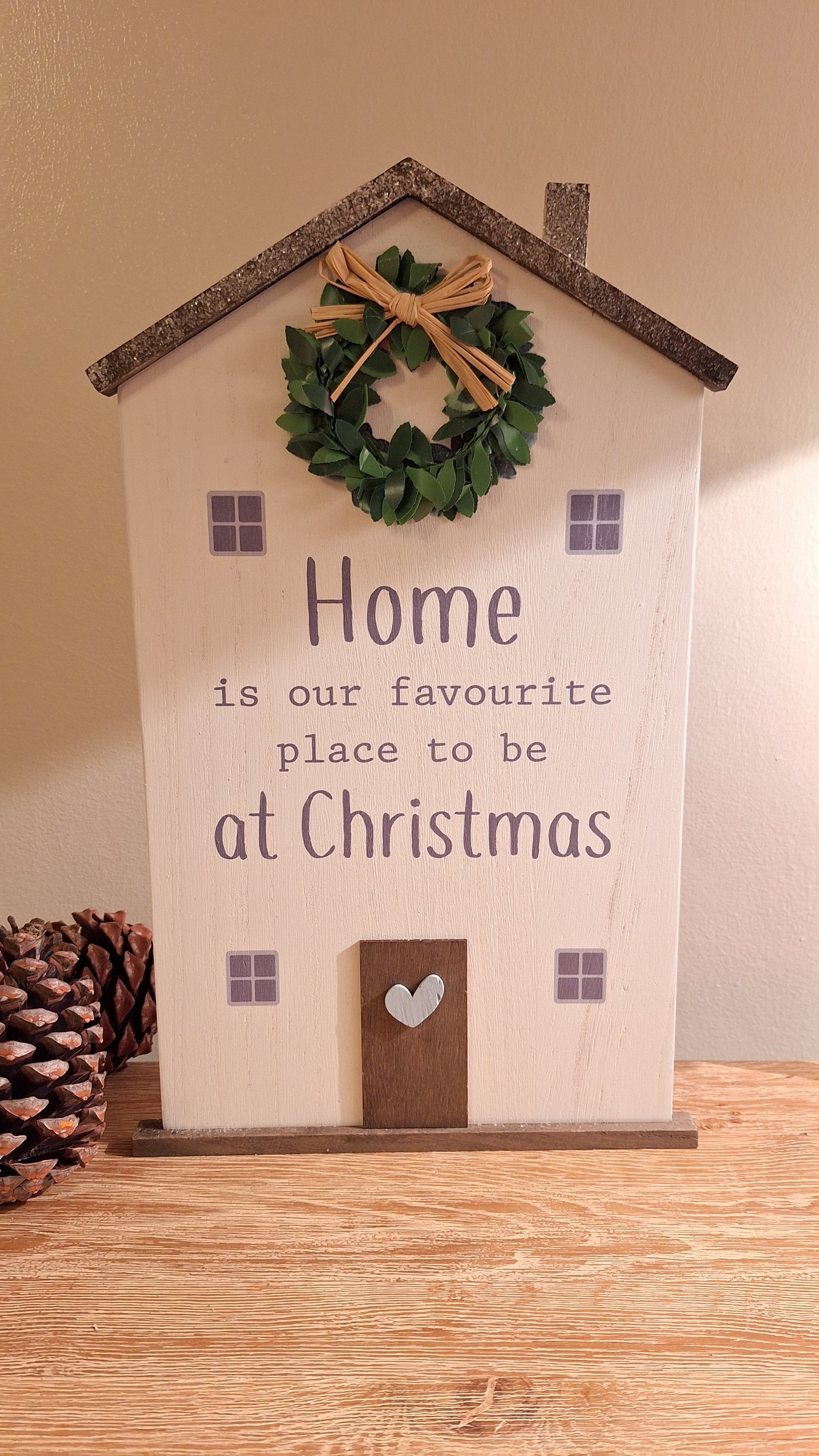 Home At Christmas Plaque