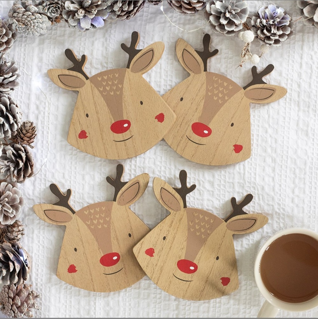 Reindeer Coasters