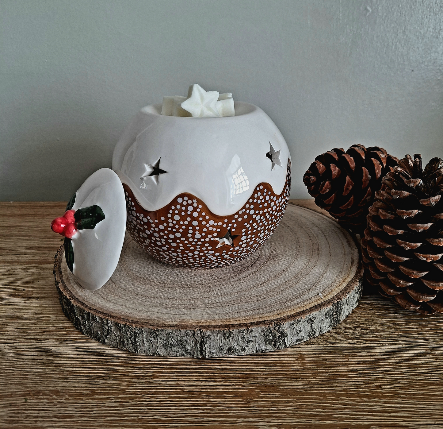 Christmas Pudding Wax Burner