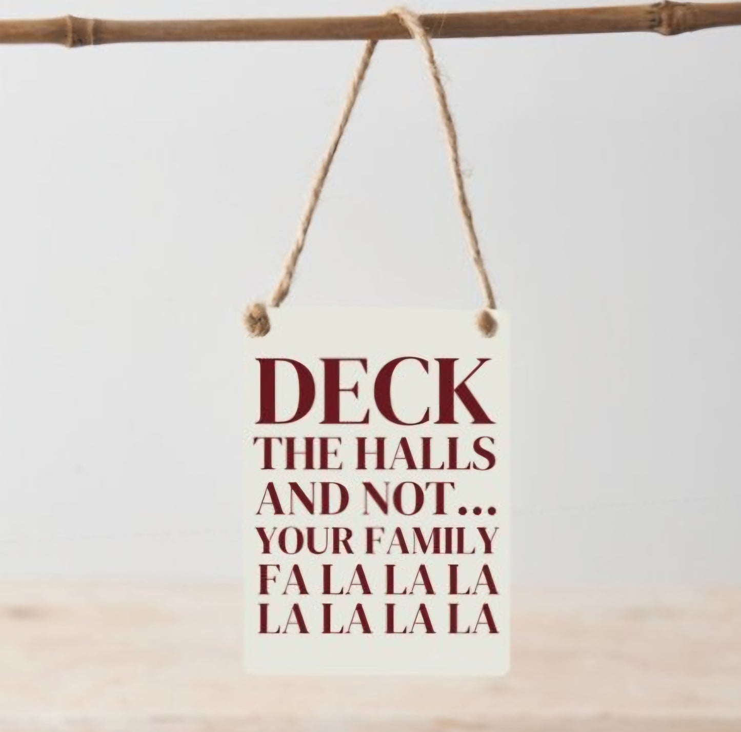 Deck The Halls Sign