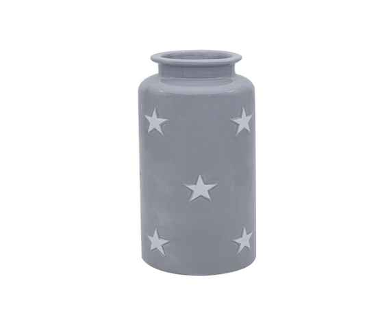 Grey Star Vase
